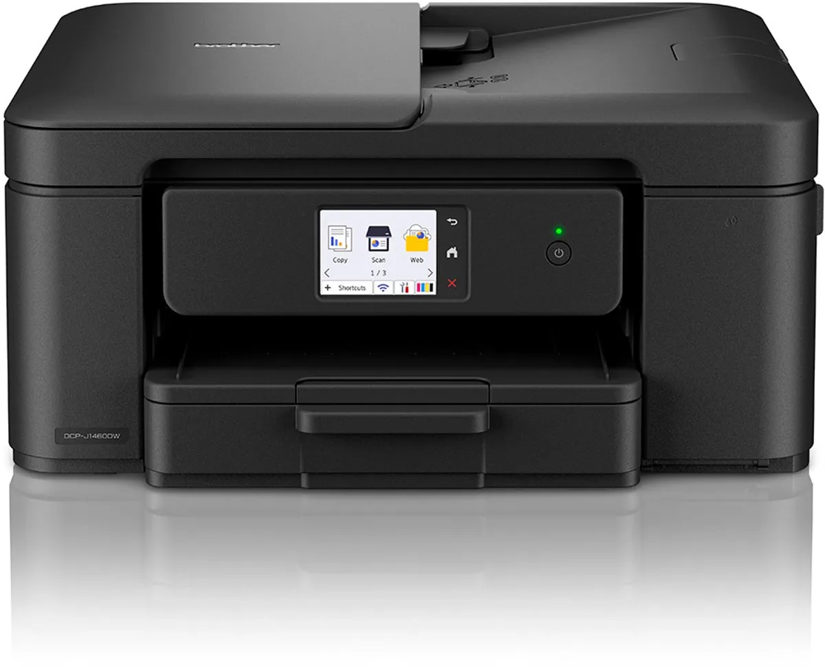 Brother DCP-J1460DW Multifunctionele Inkjetprinter - 150 Vel - 16 ppm - Zwart