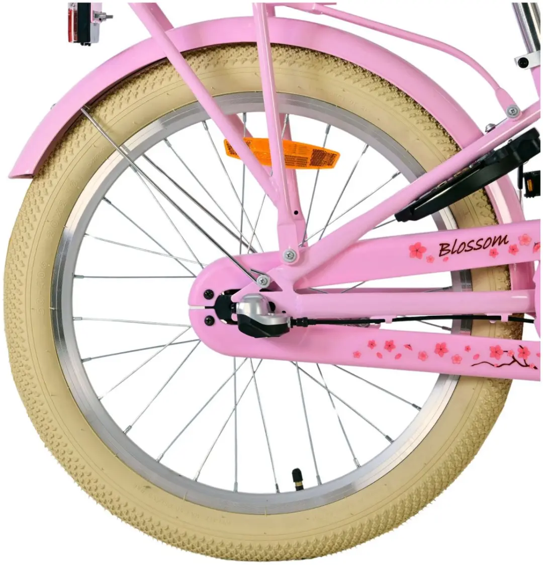 Volare Blossom Kinderfiets 20" - Roze - 3 Versnellingen