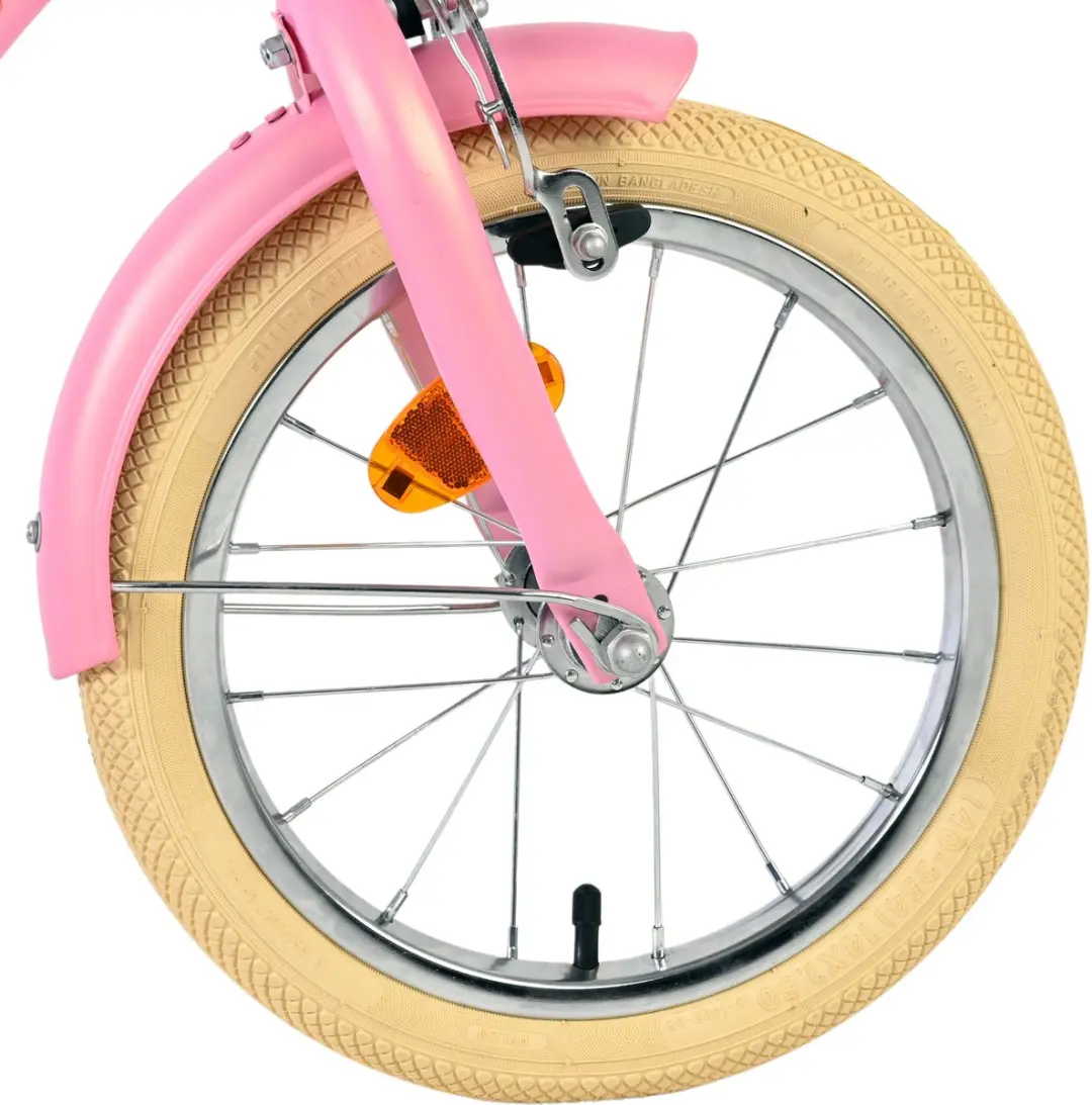 Volare Blossom Kinderfiets 14" - Roze - 1 Versnelling