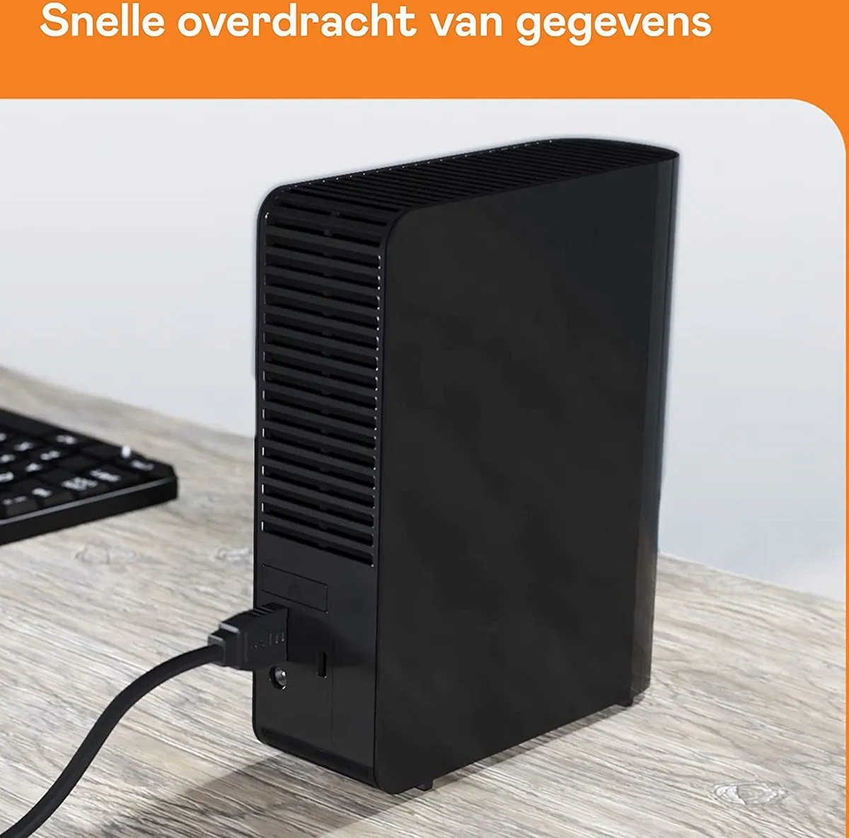Western Digital Elements Desktop 20TB Externe Harde Schijf - Zwart