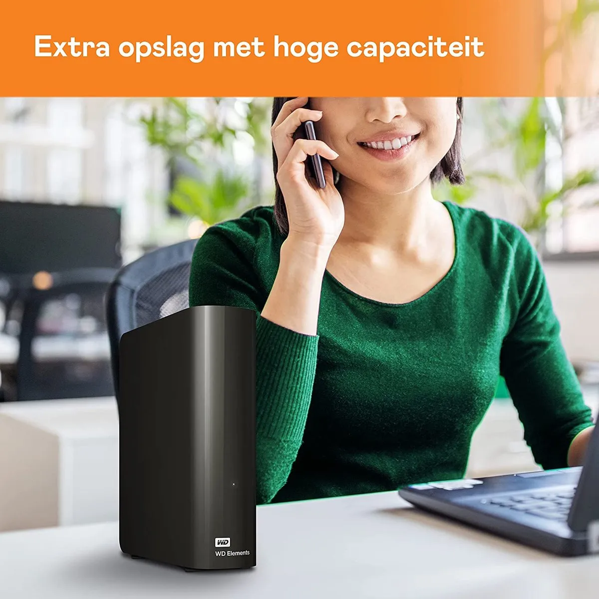 Western Digital Elements Desktop 20TB Externe Harde Schijf - Zwart