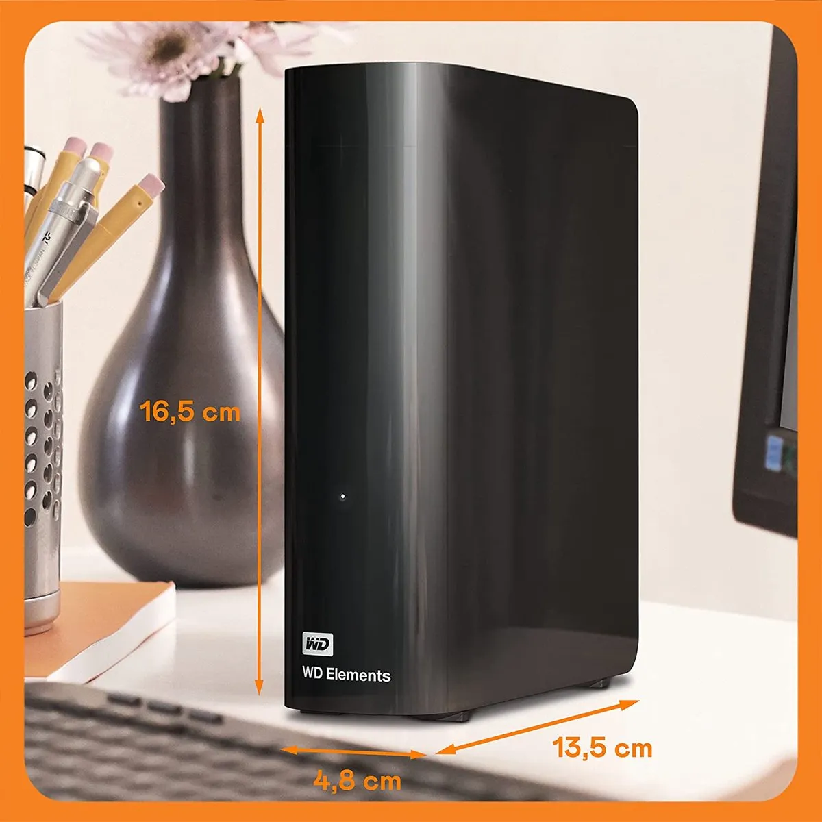 Western Digital Elements Desktop 20TB Externe Harde Schijf - Zwart