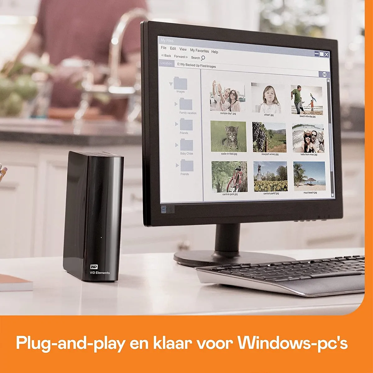 Western Digital Elements Desktop 20TB Externe Harde Schijf - Zwart - afbeelding 6 van 6