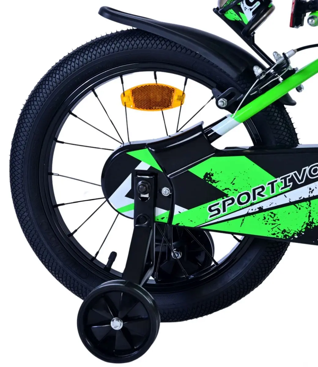 Volare Sportivo Kinderfiets 16 inch - Groen/Zwart