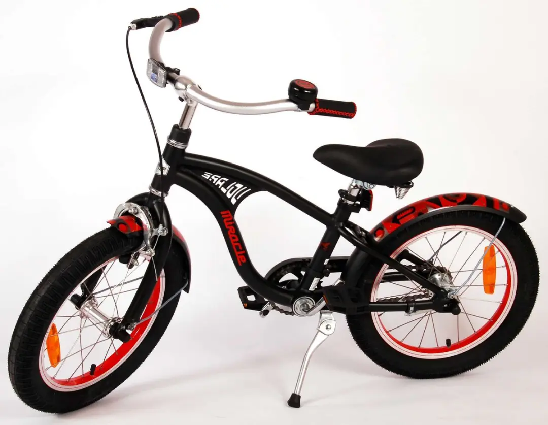 Volare Miracle Cruiser 16 inch Kinderfiets - Jongens - Zwart