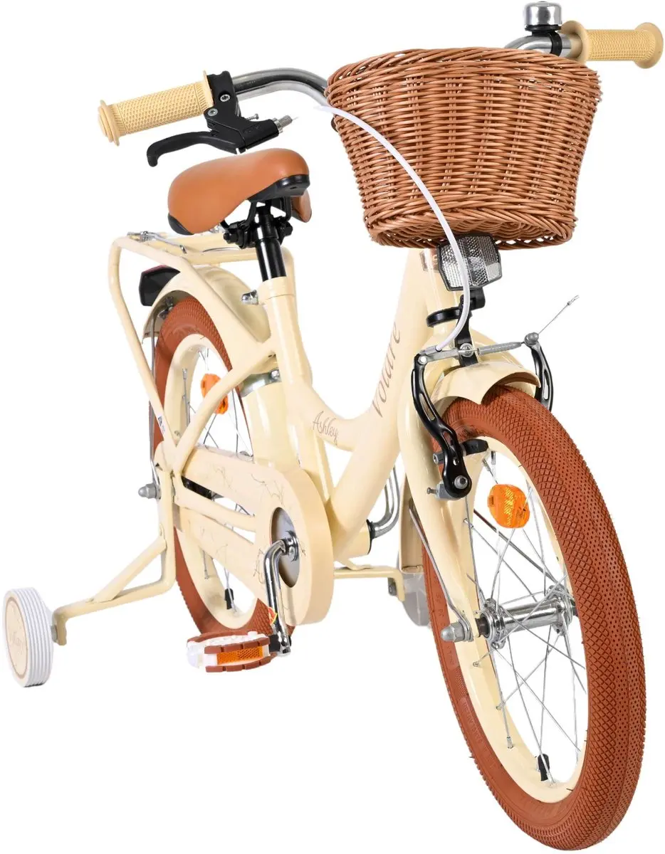 Volare Ashley Kinderfiets 16 inch - Meisjes - Crème