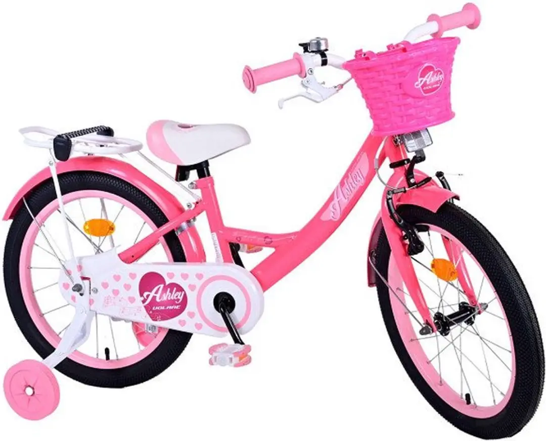 Volare Ashley Kinderfiets 18 inch - Roze/Rood