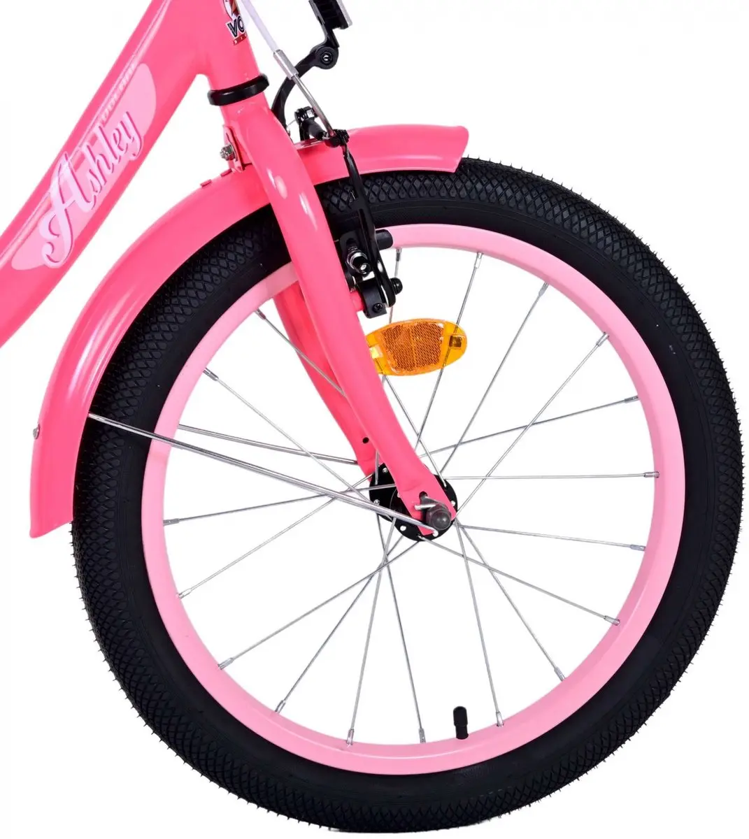 Volare Ashley Kinderfiets 18 inch - Roze/Rood