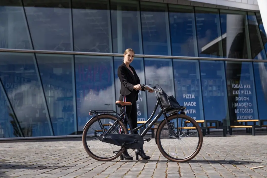 Altec Nostalgia Dames Transportfiets 28" - 3 Versnellingen - Matzwart