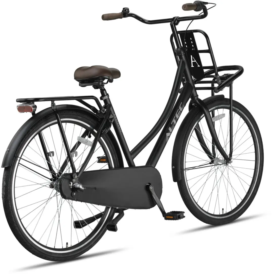 Altec Nostalgia Dames Transportfiets 28" - 3 Versnellingen - Matzwart