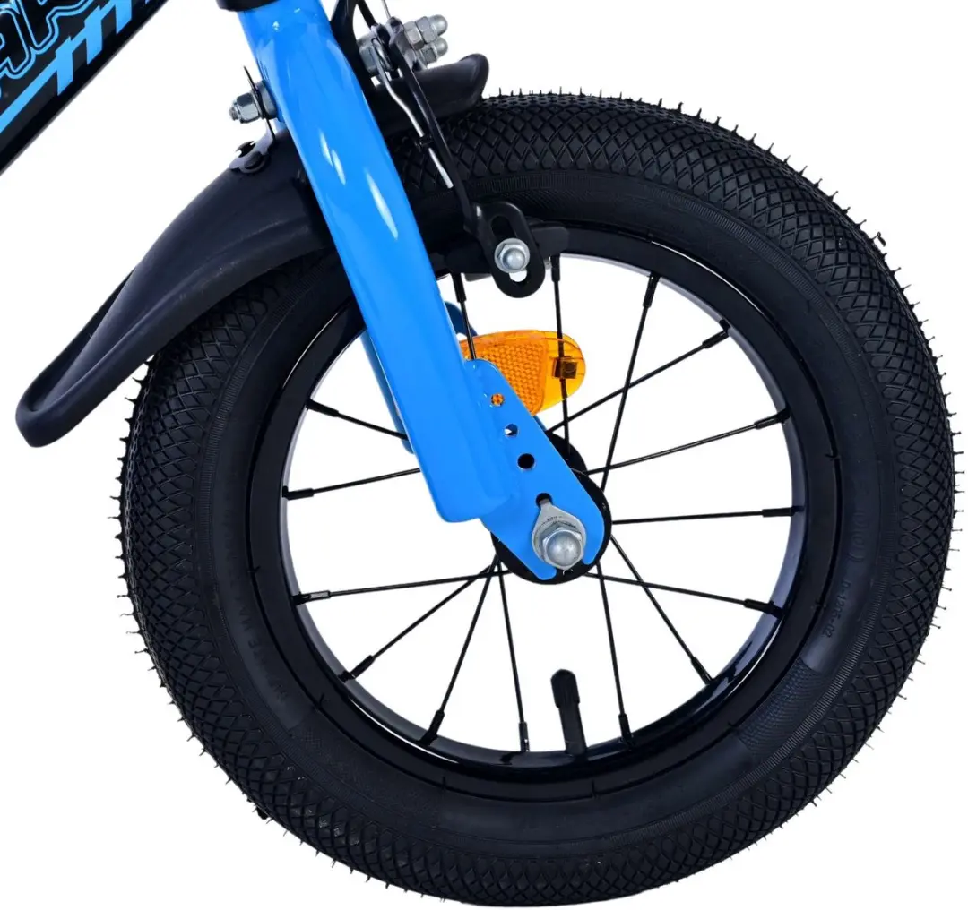 Volare Sportivo Kinderfiets 12" - 1 Versnelling - Blauw/Zwart