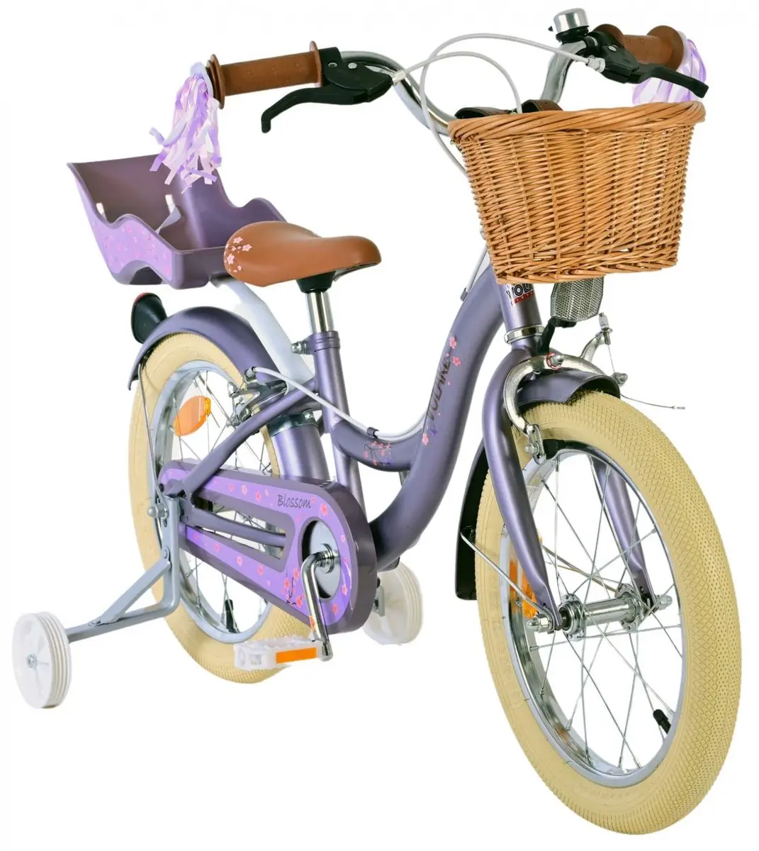 Volare Blossom Kinderfiets 16 inch - Paars