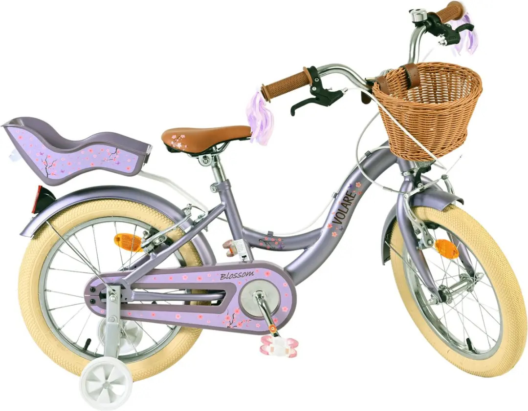 Volare Blossom Kinderfiets 16 inch - Paars