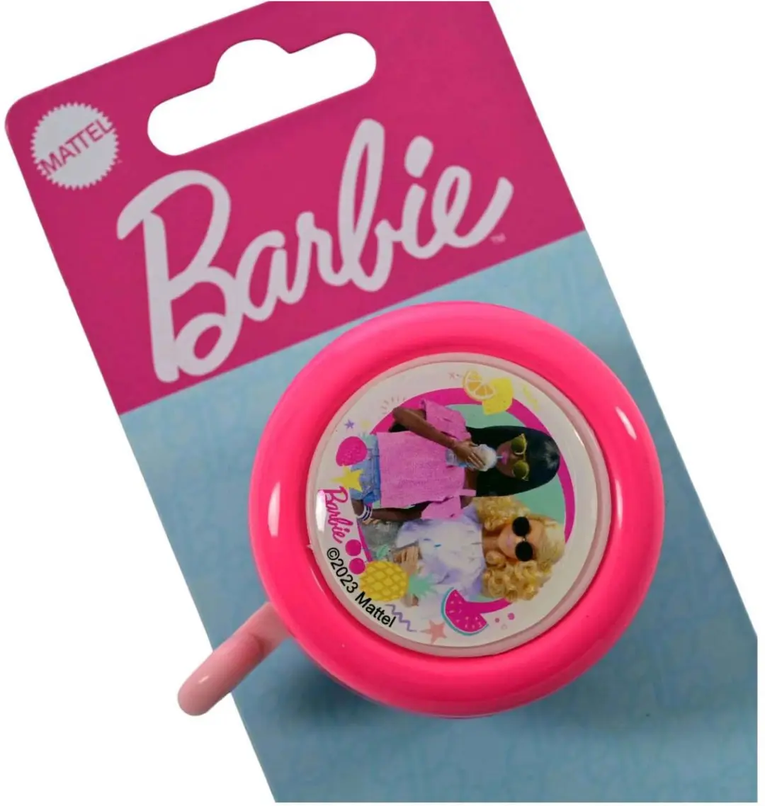 Volare Barbie Fietsbel - Roze