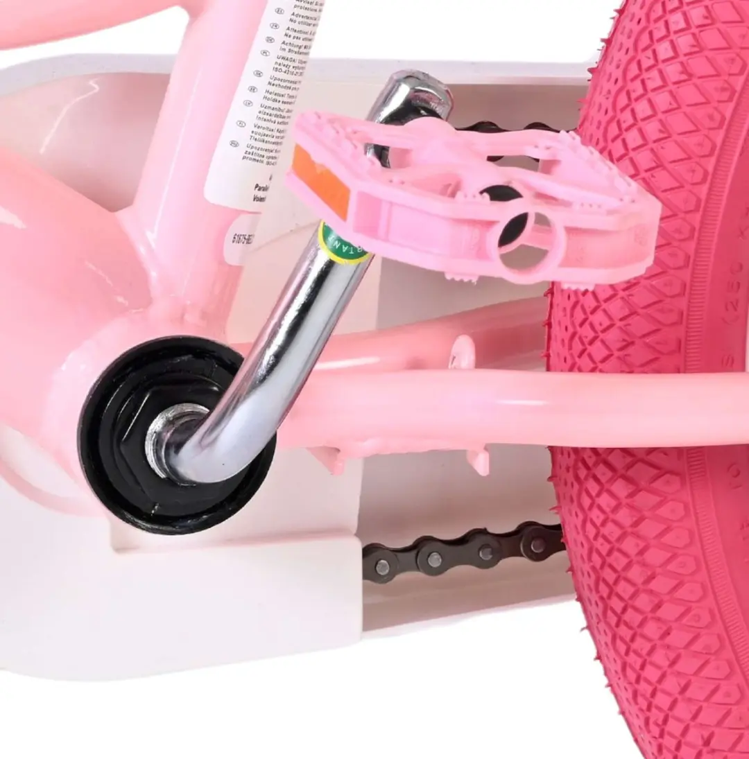 Volare Unicorn Kinderfiets 16" - Roze