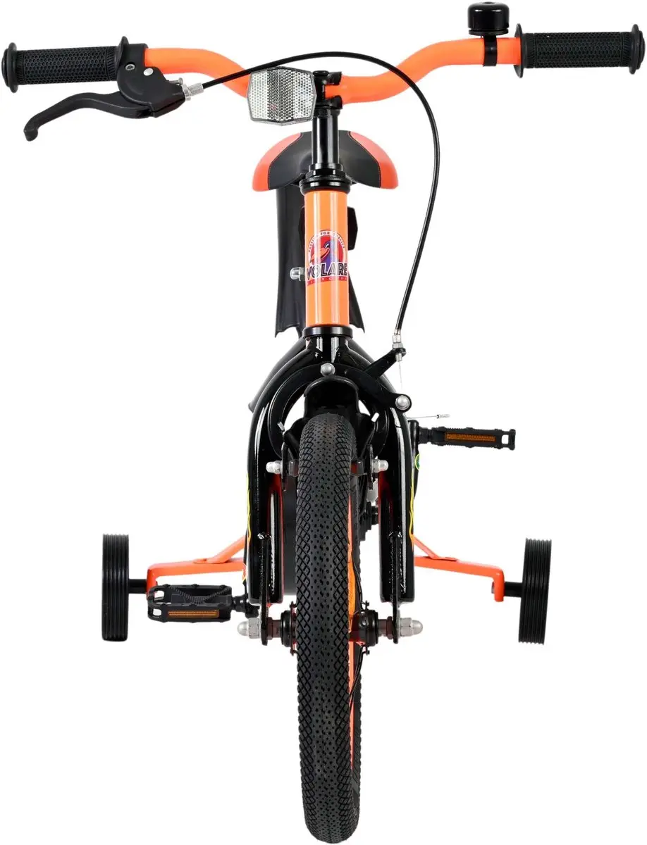 Volare Strike Kinderfiets 14" - 1 Versnelling - Zwart Oranje