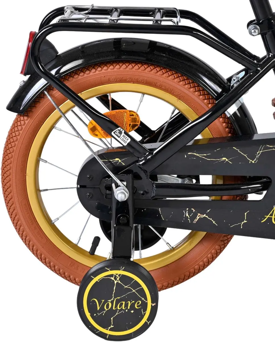 Volare Ashley Kinderfiets 14 inch - Zwart