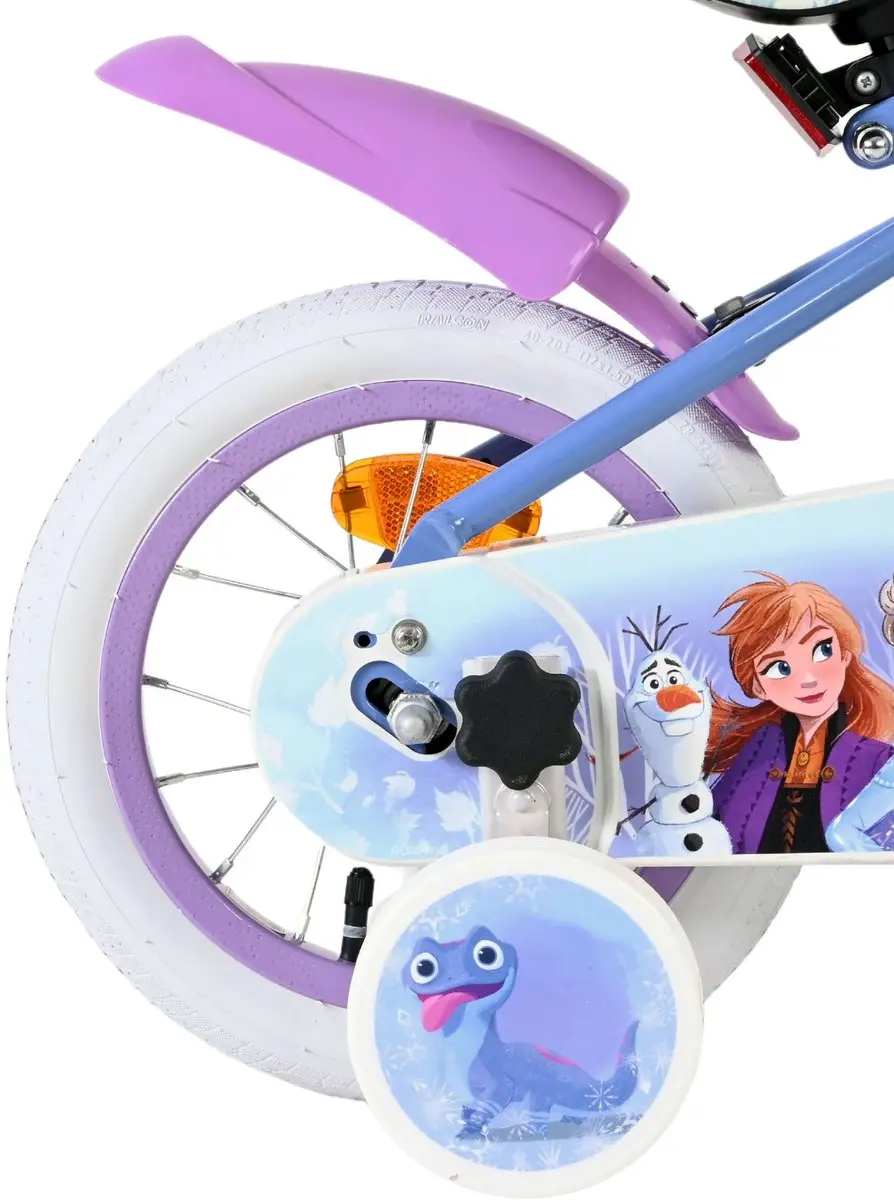 Volare Disney Frozen 2 Kinderfiets 12 inch - Blauw/Paars