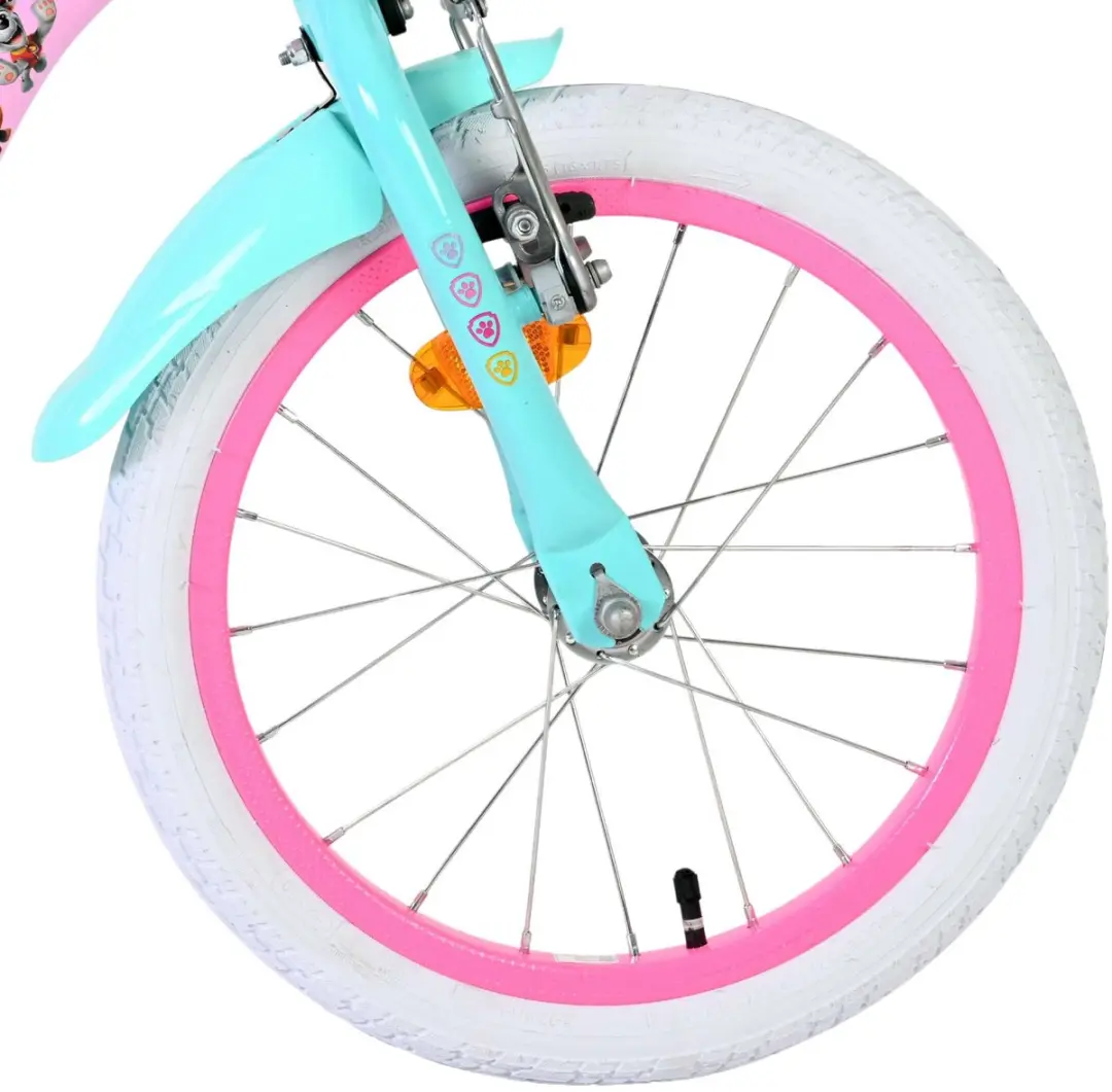 Volare Paw Patrol Kinderfiets 16 inch - Roze - afbeelding 6 van 6