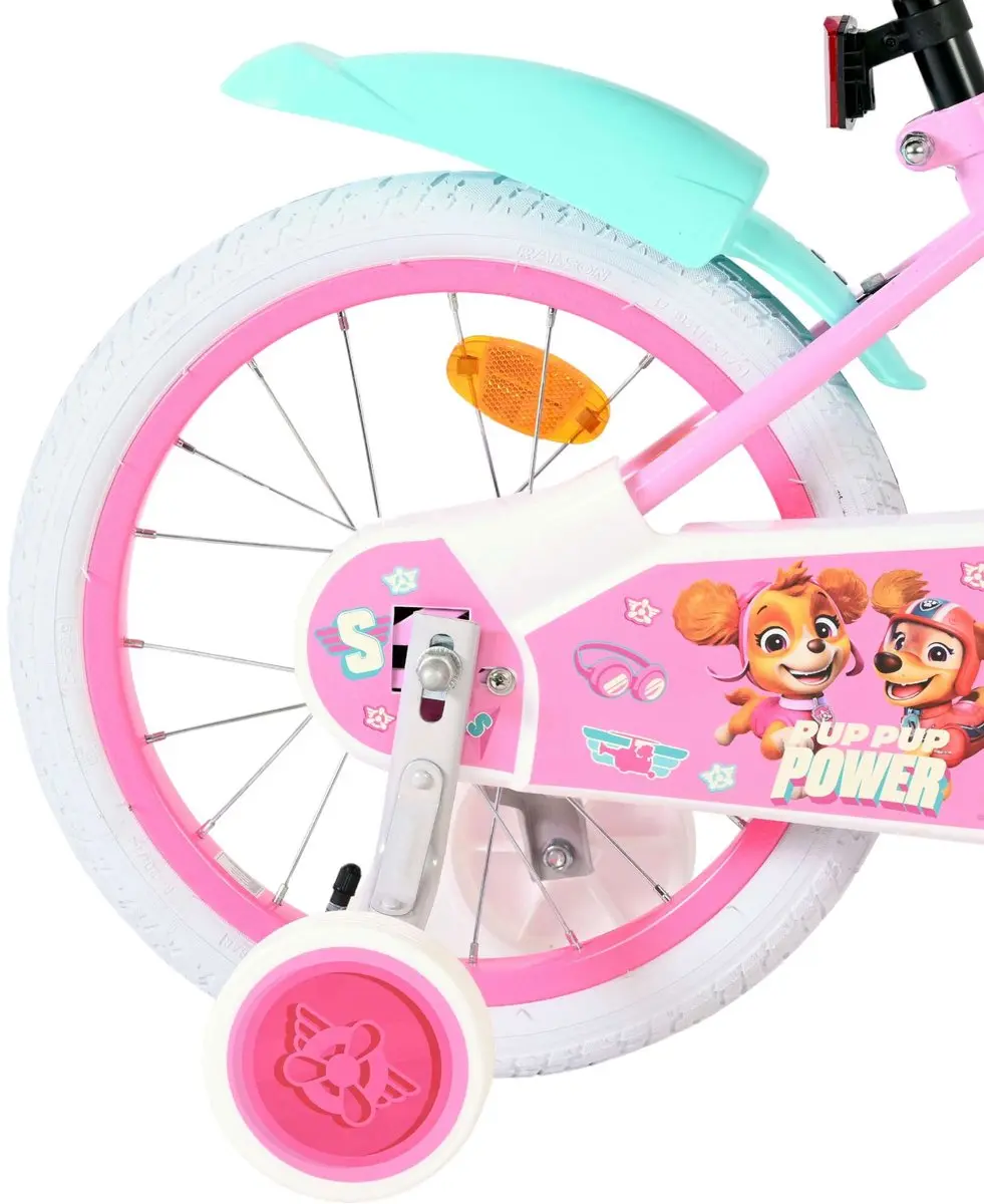 Volare Paw Patrol Kinderfiets 16 inch - Roze