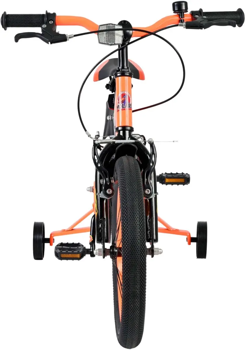 Volare Strike Kinderfiets 16" - Jongens - Zwart Oranje