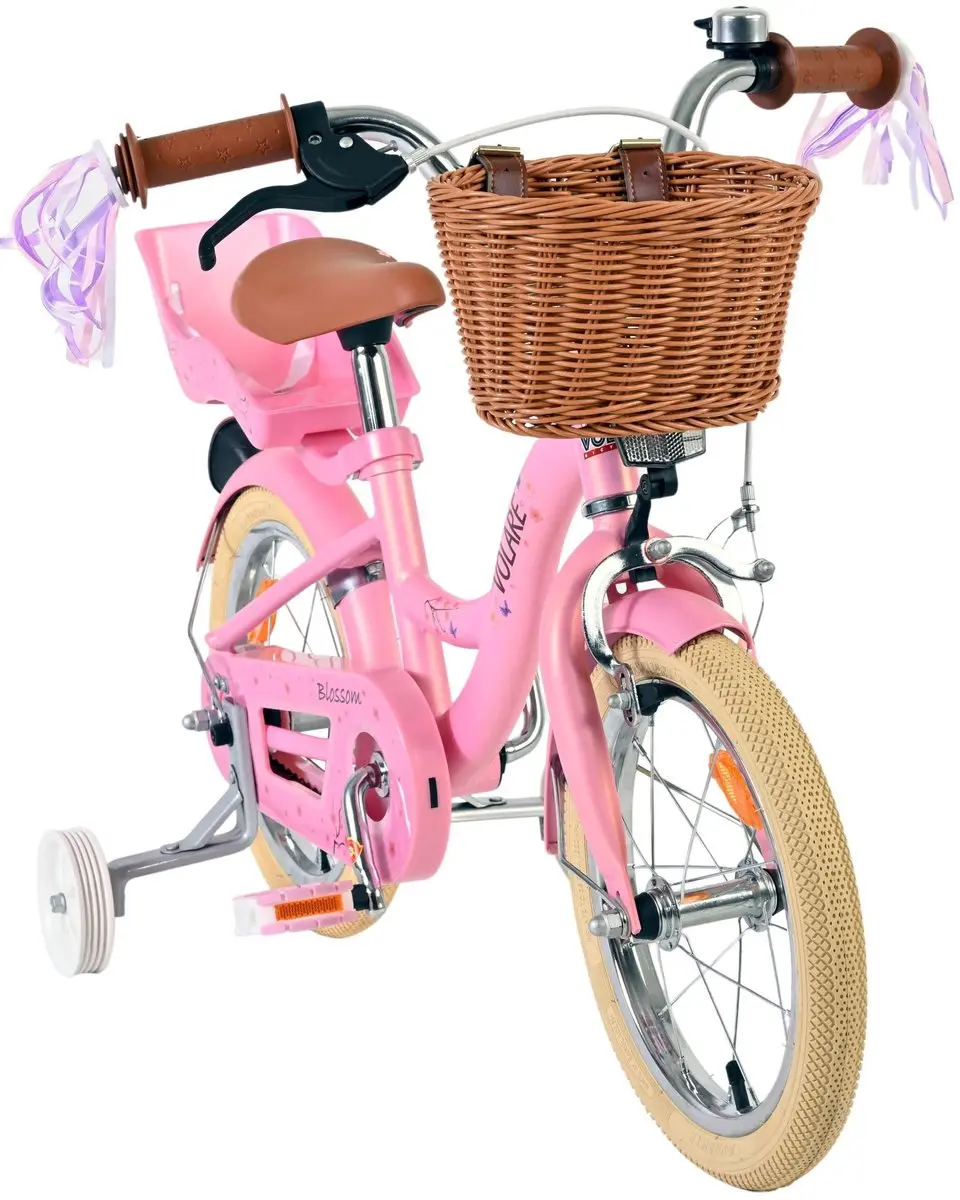 Volare Blossom Kinderfiets 14 Inch - Roze