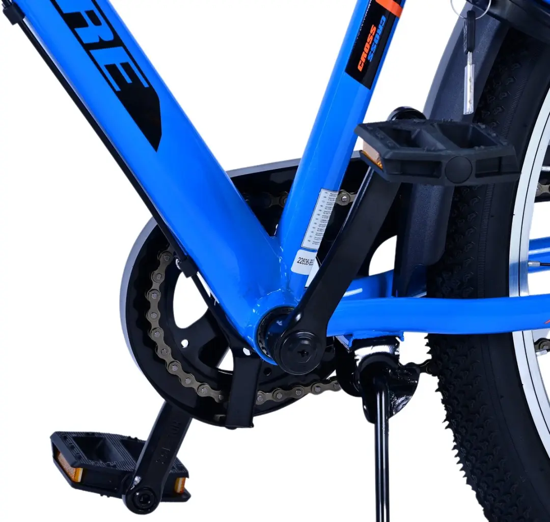 Volare Cross Kinderfiets 26" - 3 Versnellingen - Blauw