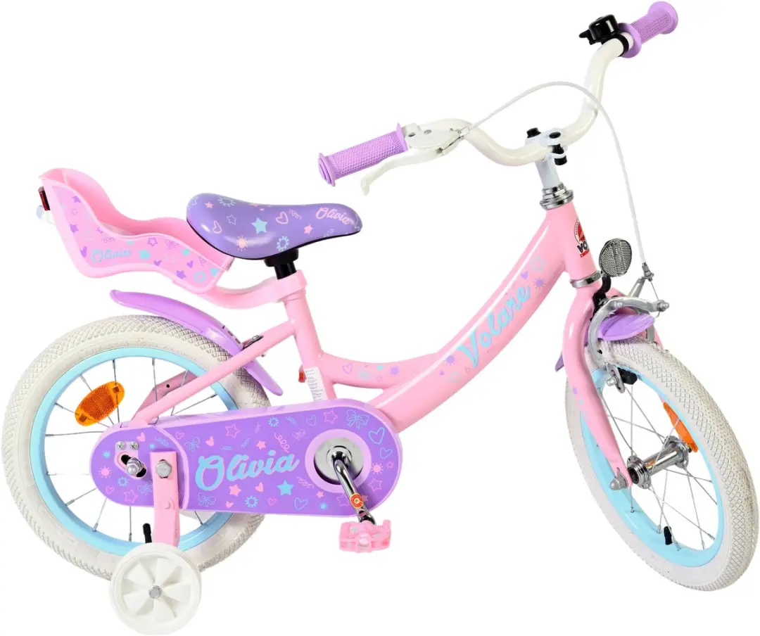 Volare Olivia Kinderfiets 14" - Roze