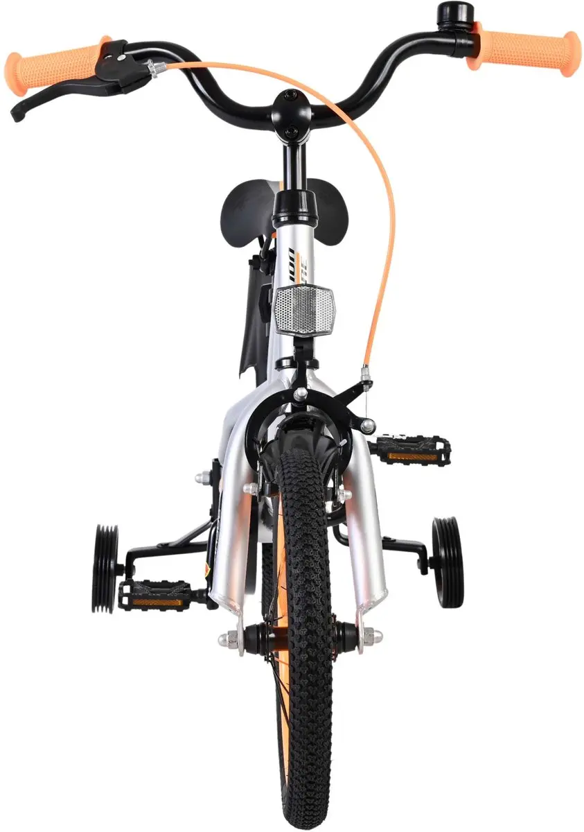 Volare Rocky Kinderfiets 14" - 1 Versnelling - Grijs