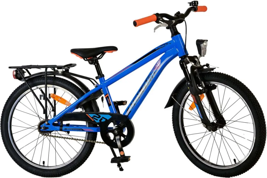 Volare Cross Kinderfiets 20" - 1 Versnelling - Blauw/Zwart