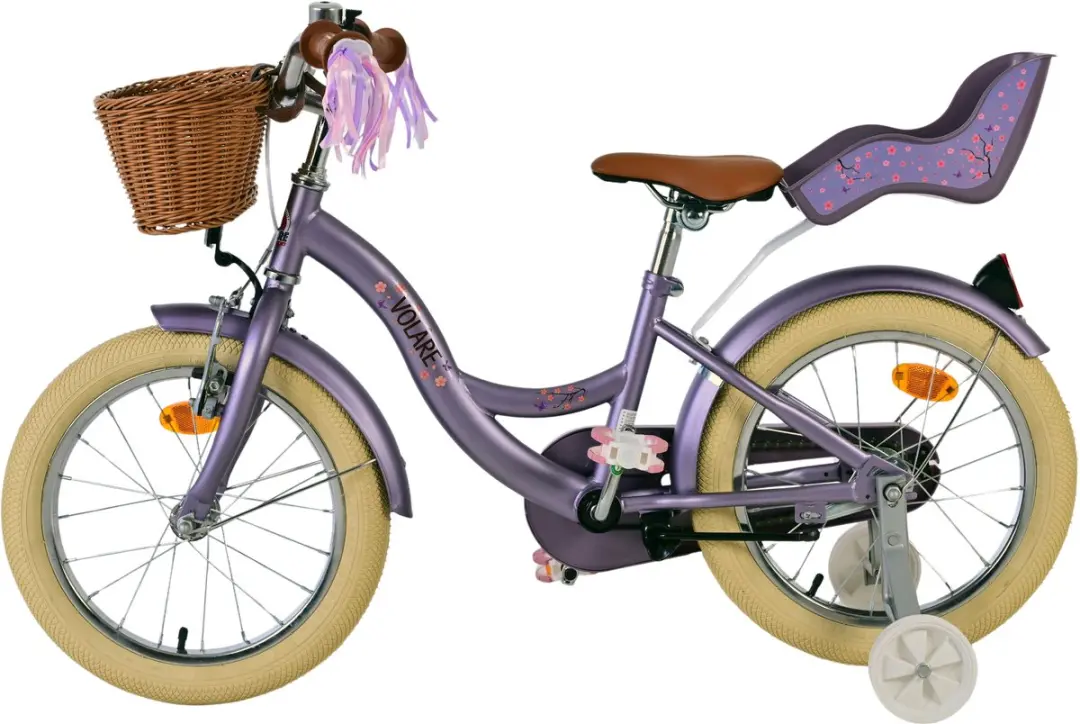 Volare Blossom Kinderfiets 16 inch - Paars