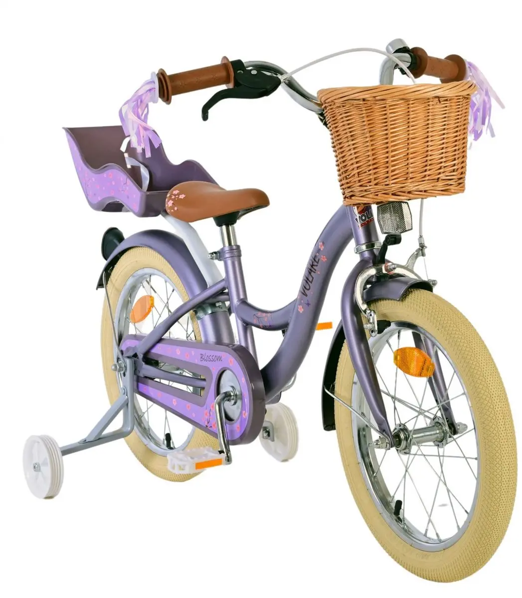Volare Blossom Kinderfiets 16 inch - Paars