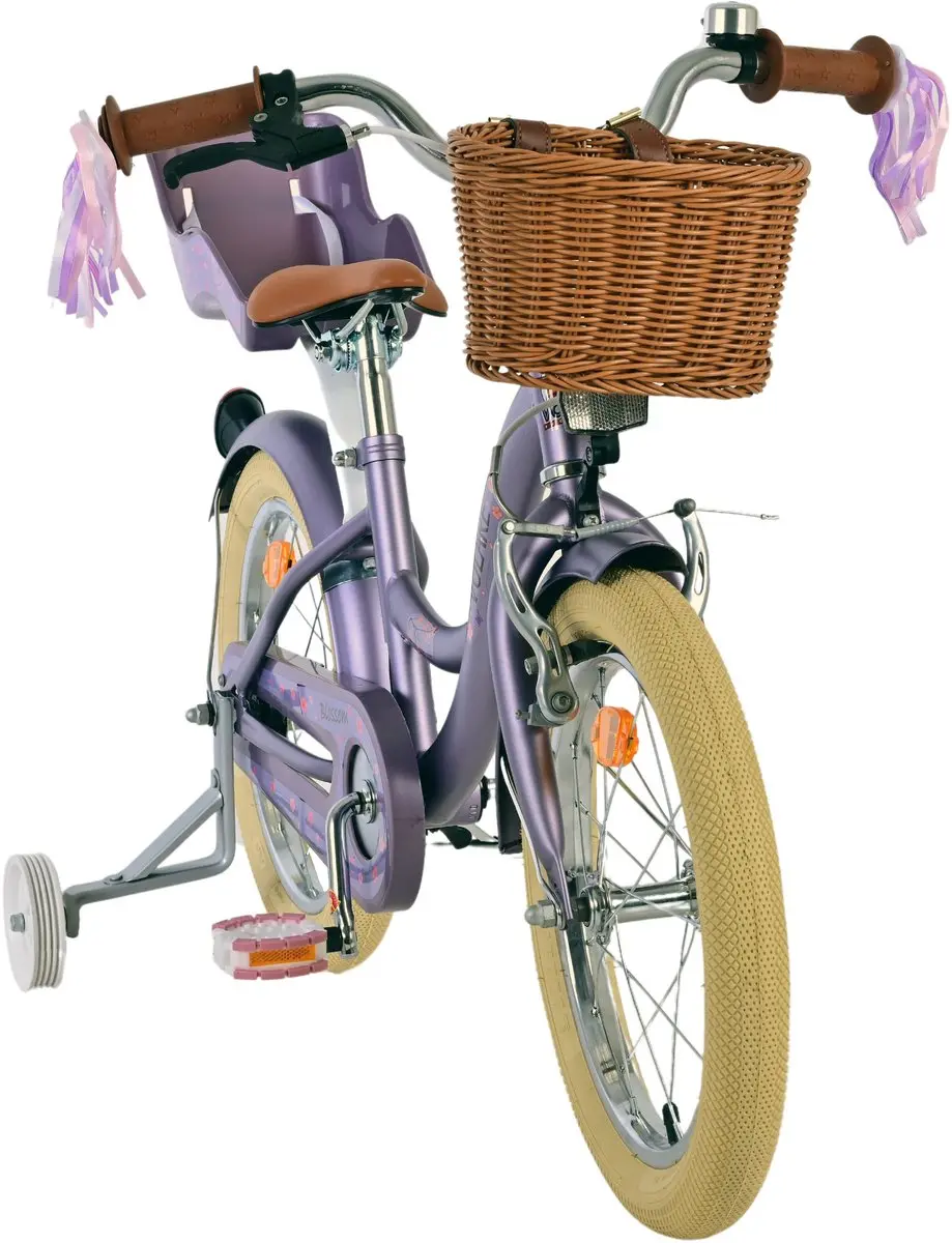 Volare Blossom Kinderfiets 16 inch - Paars - afbeelding 6 van 6
