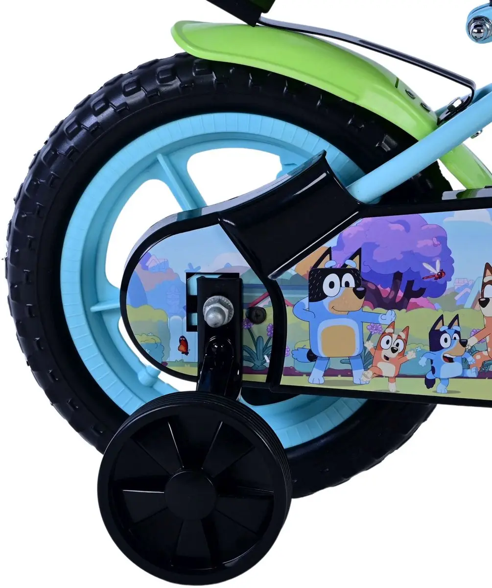 Volare Bluey Kinderfiets 12 inch - Mag Wheels - Lichtblauw - afbeelding 6 van 6