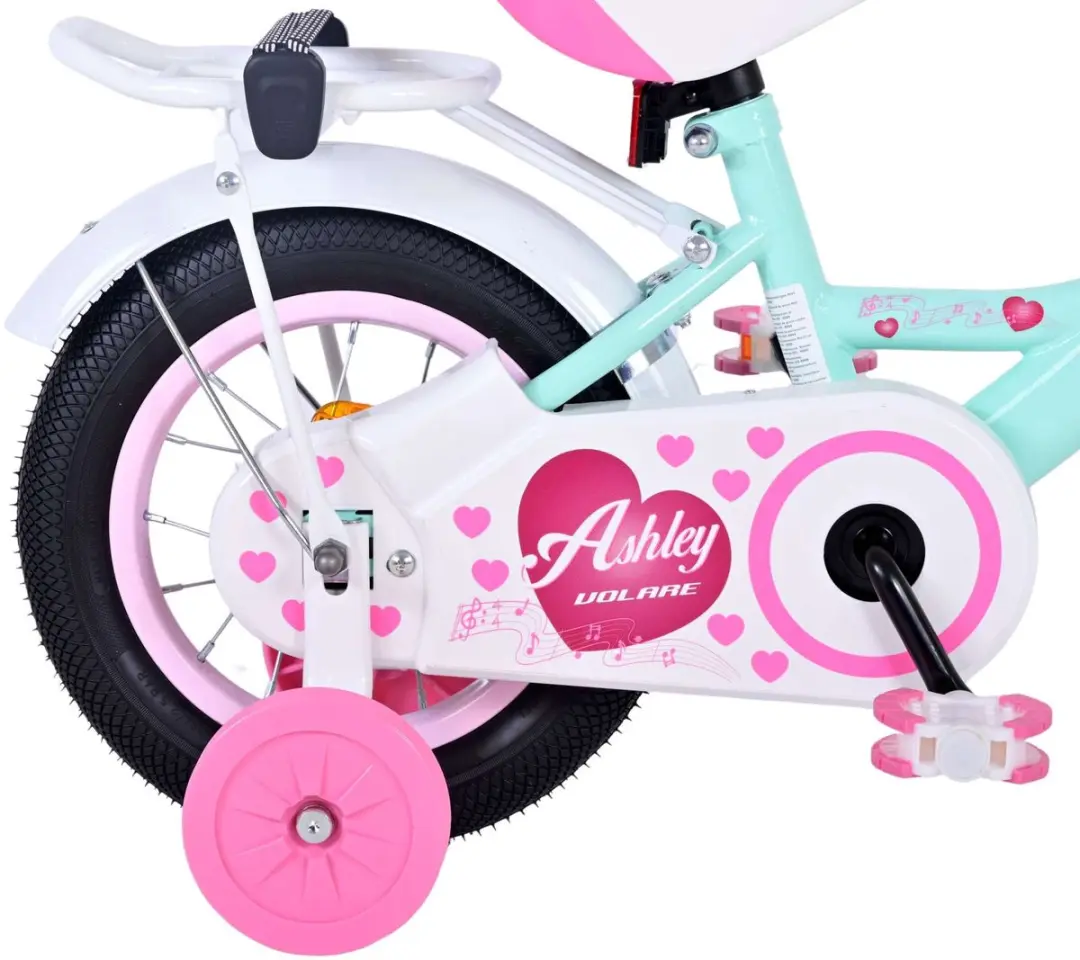 Volare Ashley Kinderfiets 12 inch - Meisjes - Groen - afbeelding 6 van 6
