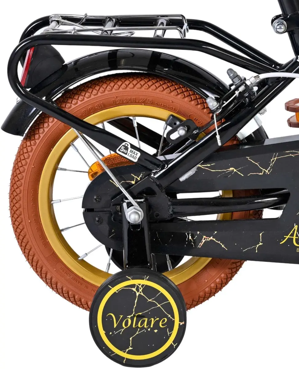 Volare Ashley Kinderfiets 12 inch - Zwart
