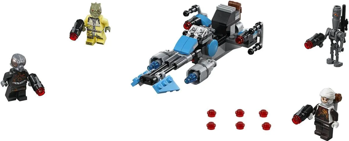 LEGO Star Wars Bounty Hunter Speeder Bike Battle Pack 75167 - 3 Minifiguren - afbeelding 5 van 6