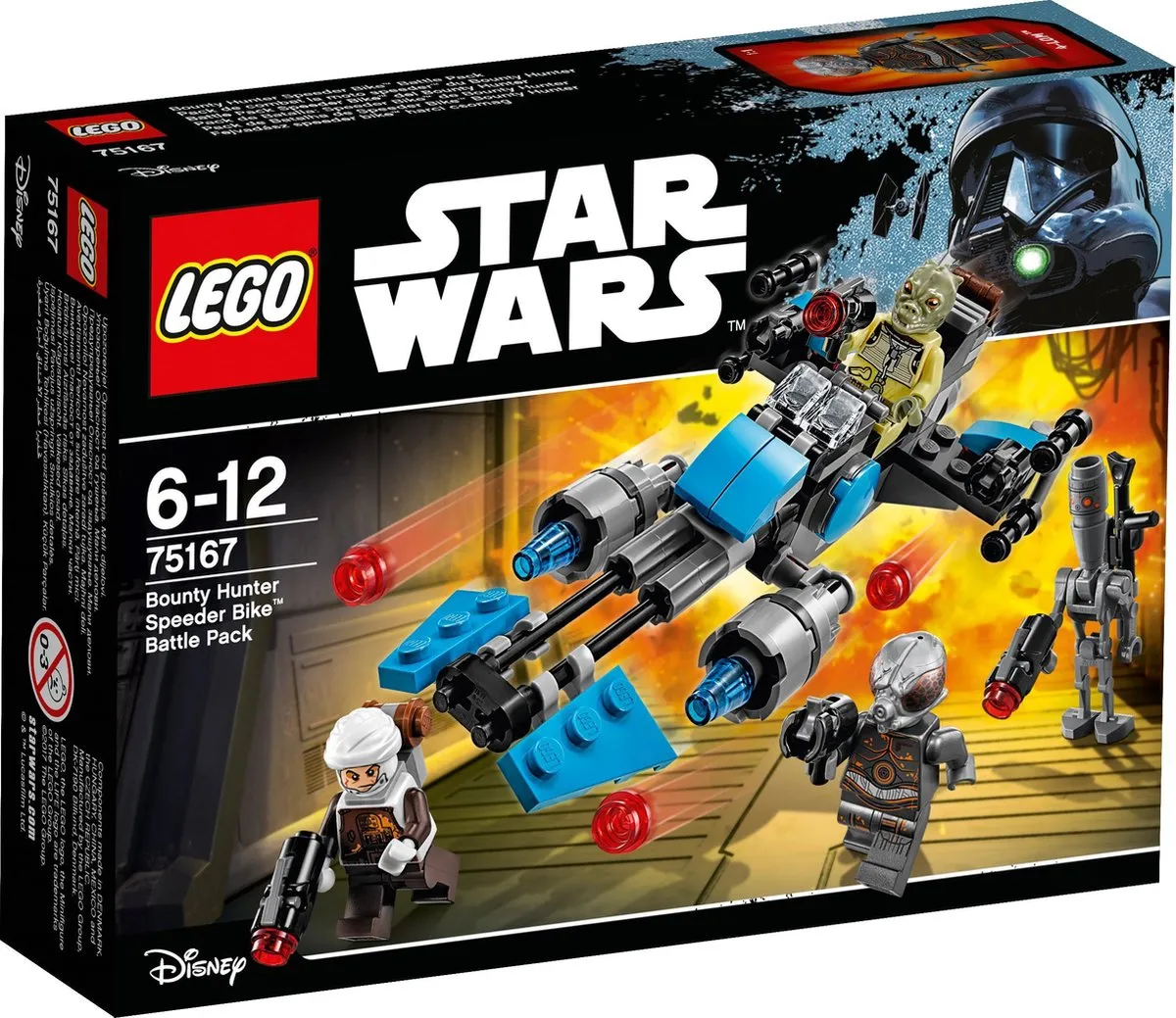 LEGO Star Wars Bounty Hunter Speeder Bike Battle Pack 75167