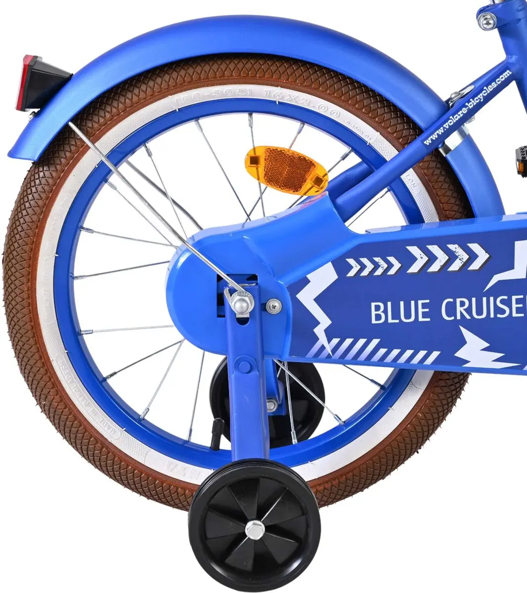 Volare Blue Cruiser Kinderfiets 16 inch - Blauw