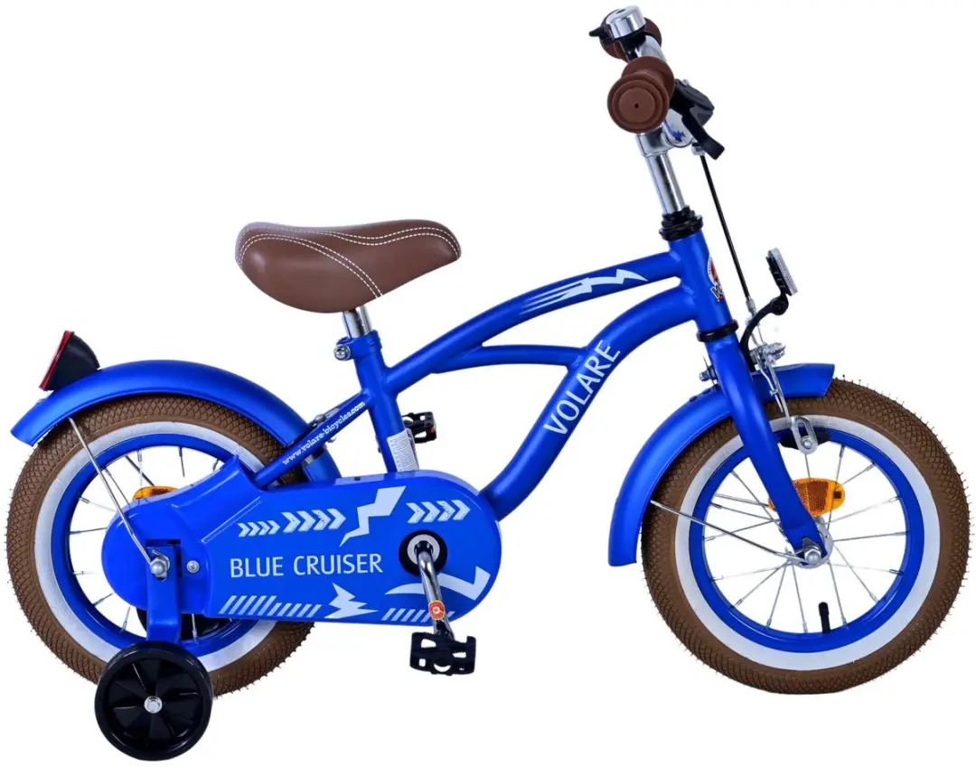 Volare Blue Cruiser Kinderfiets 12" - 1 Versnelling - Blauw
