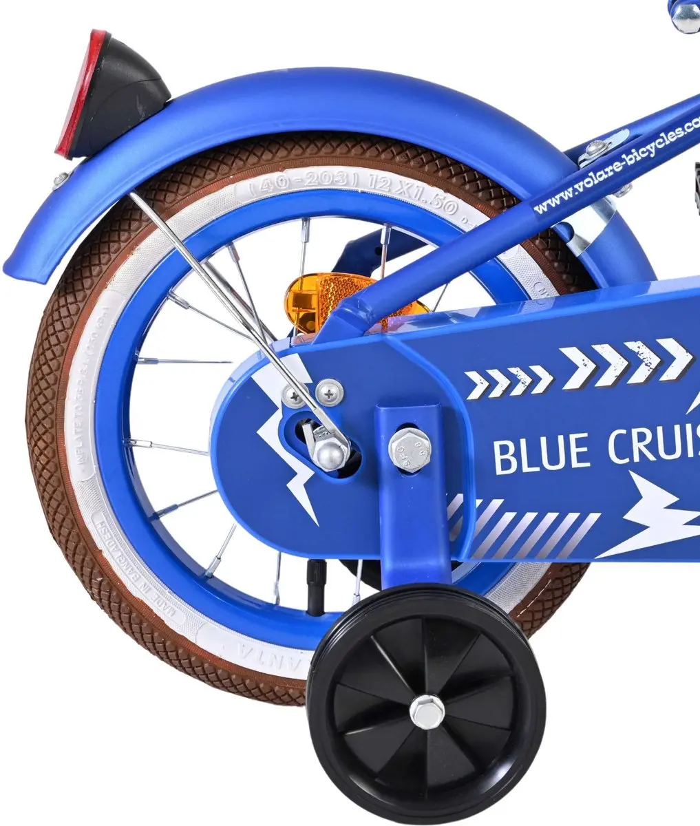 Volare Blue Cruiser Kinderfiets 12" - 1 Versnelling - Blauw
