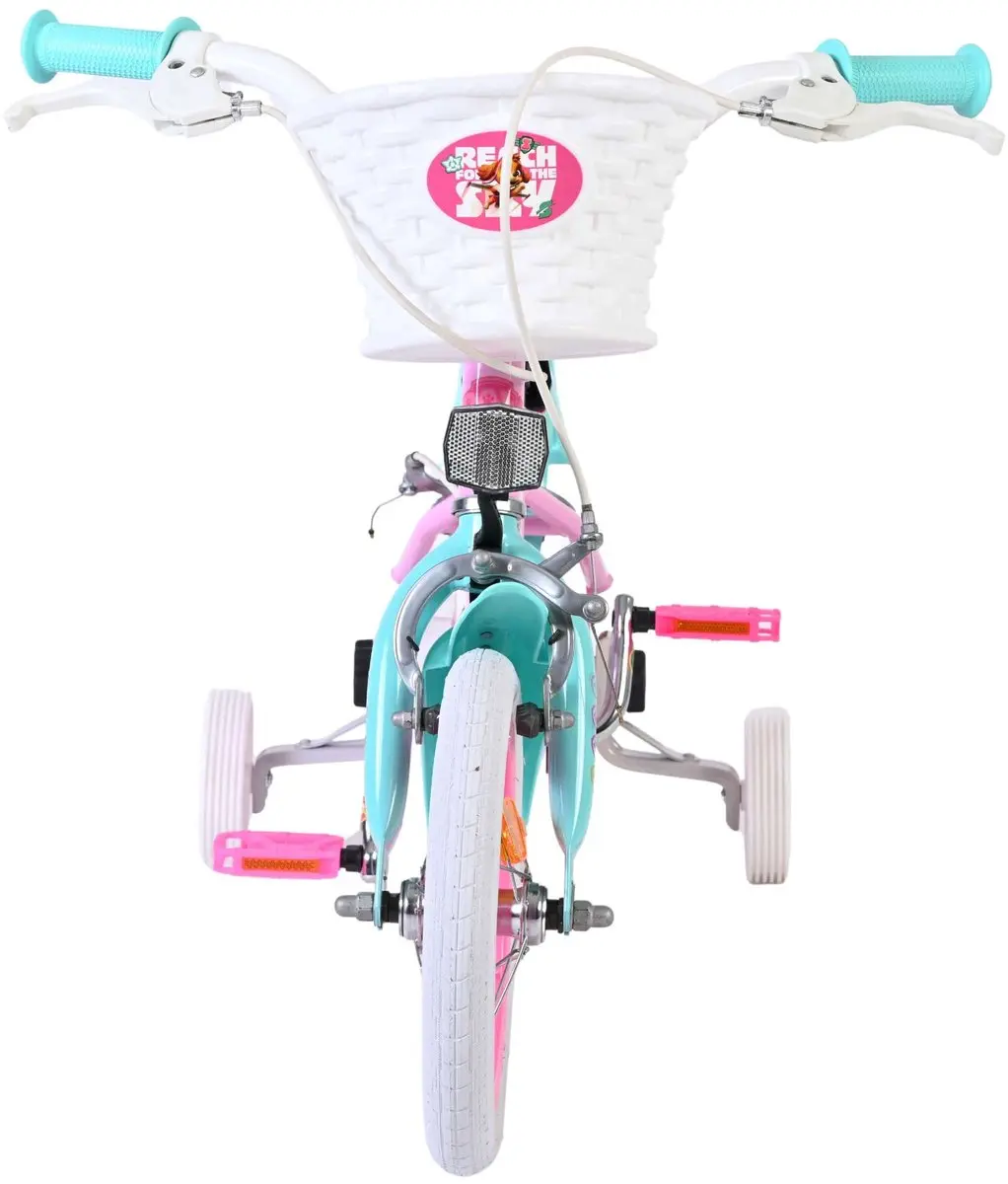 Volare Paw Patrol Kinderfiets 12 inch - Roze - 2 Handremmen