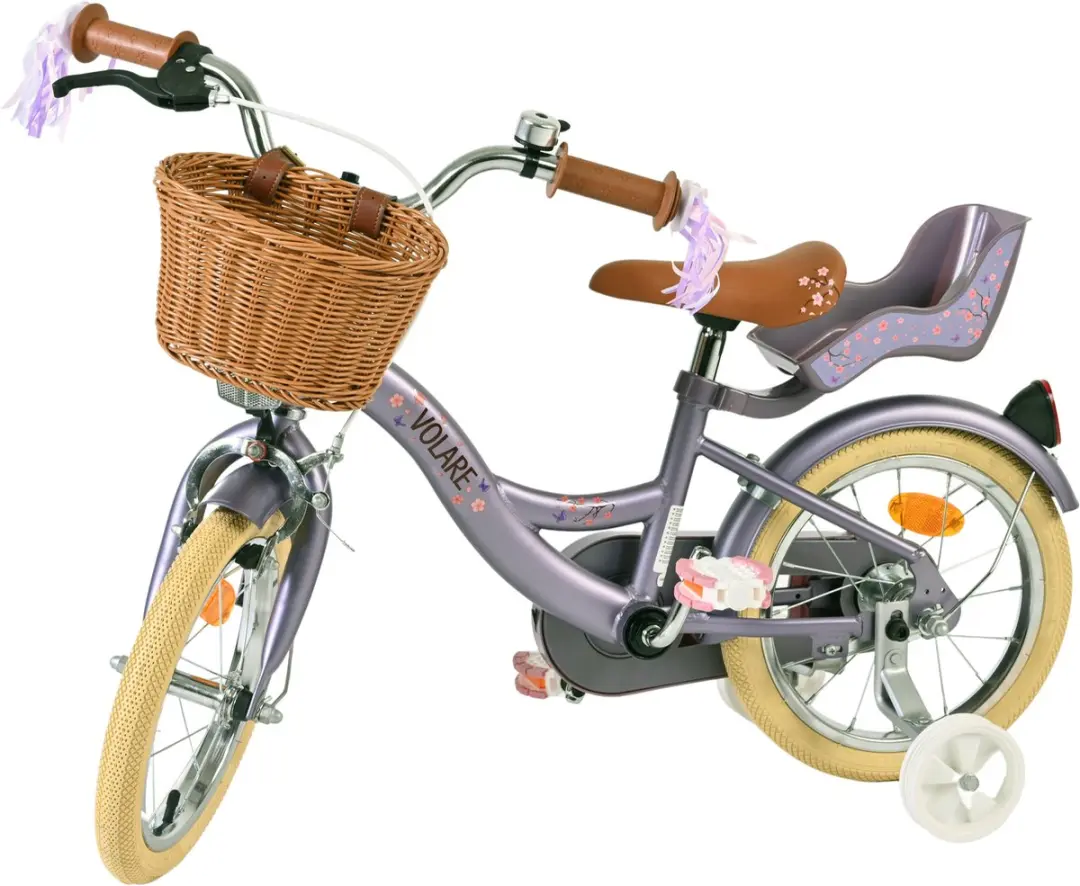 Volare Blossom Kinderfiets 14 inch - Paars