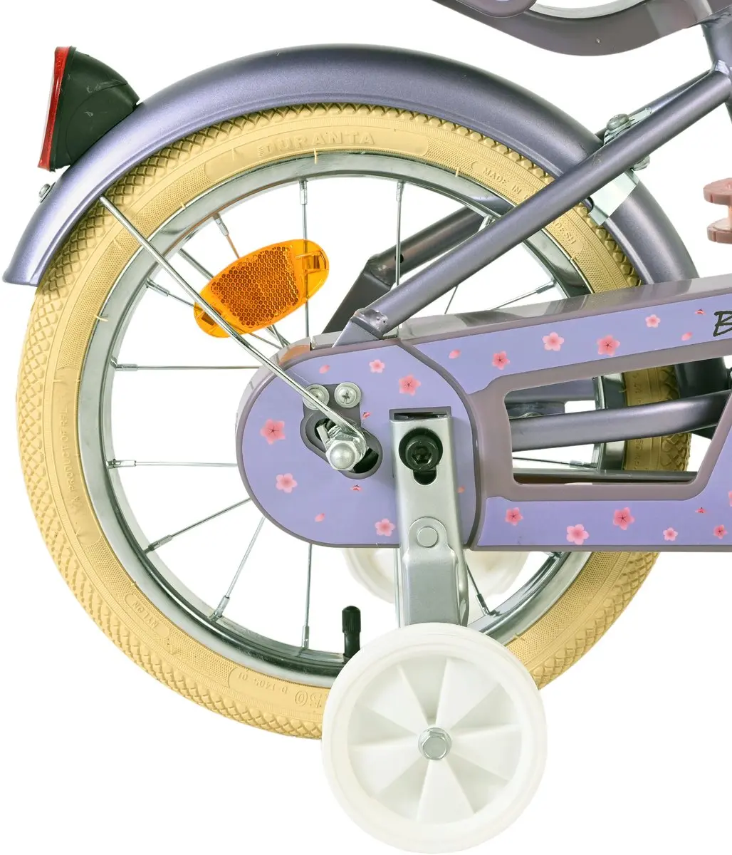Volare Blossom Kinderfiets 14 inch - Paars - afbeelding 6 van 6