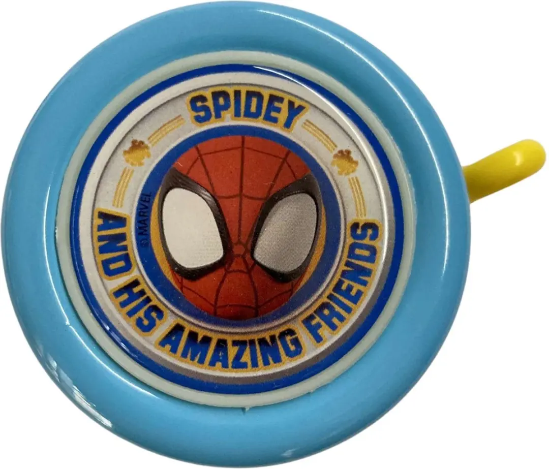 Volare Spidey and his Amazing Friends Fietsbel - Blauw/Rood/Geel