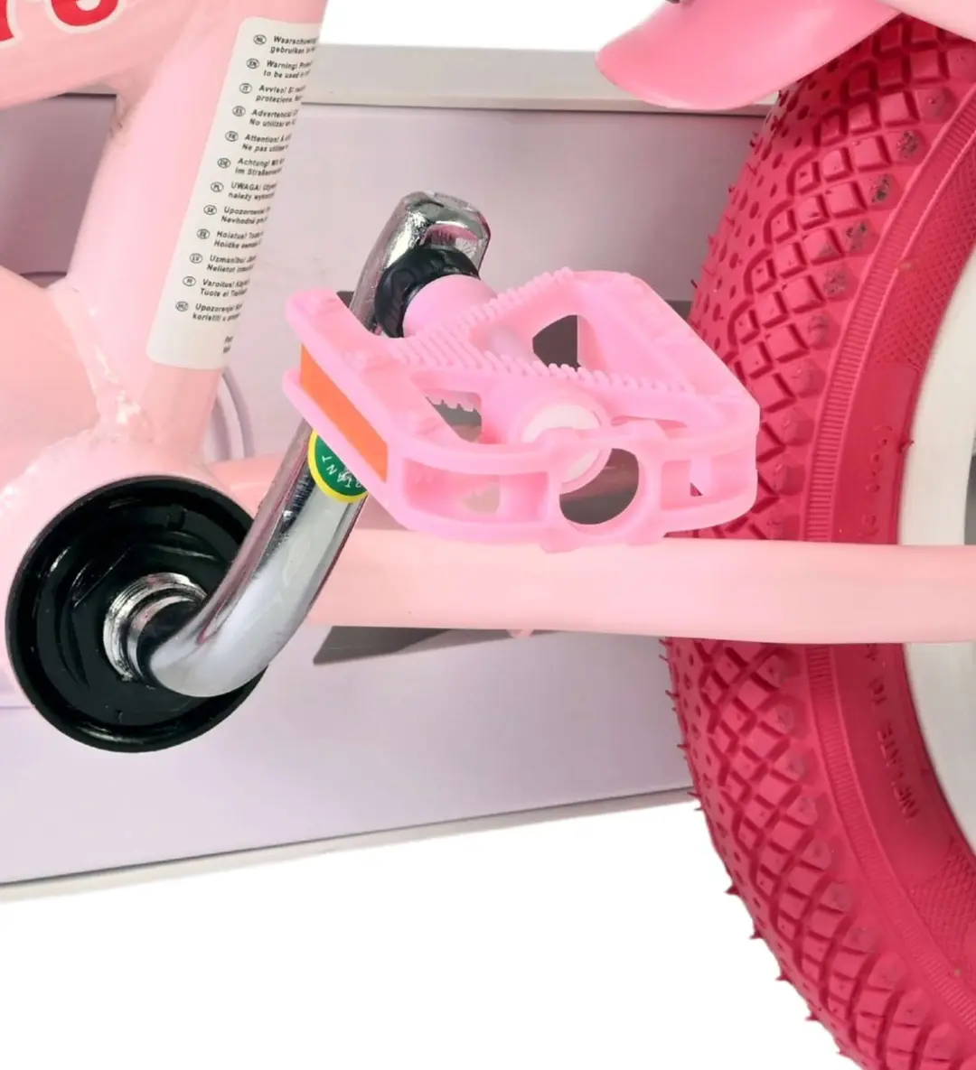 Volare Unicorn Kinderfiets 12" - Roze