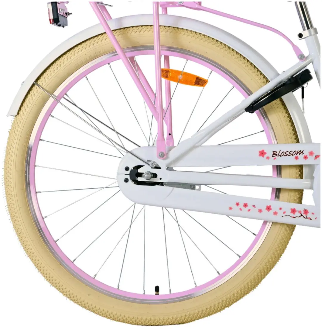 Volare Blossom Kinderfiets 26" - 1 Versnelling - Wit
