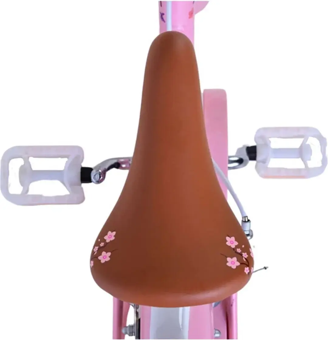 Volare Blossom Kinderfiets 12 inch - Roze - Twee handremmen