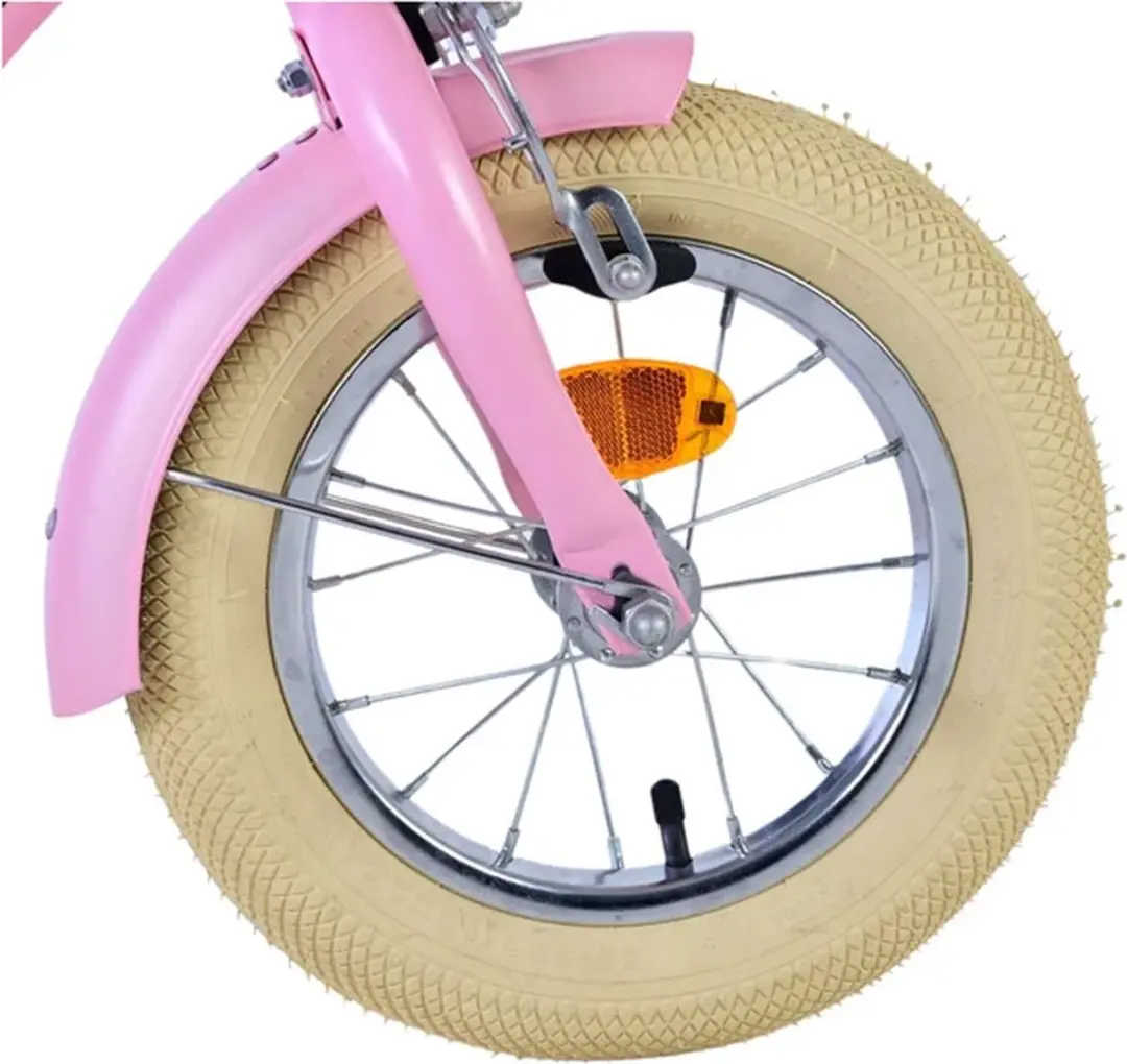 Volare Blossom Kinderfiets 12 inch - Roze - Twee handremmen