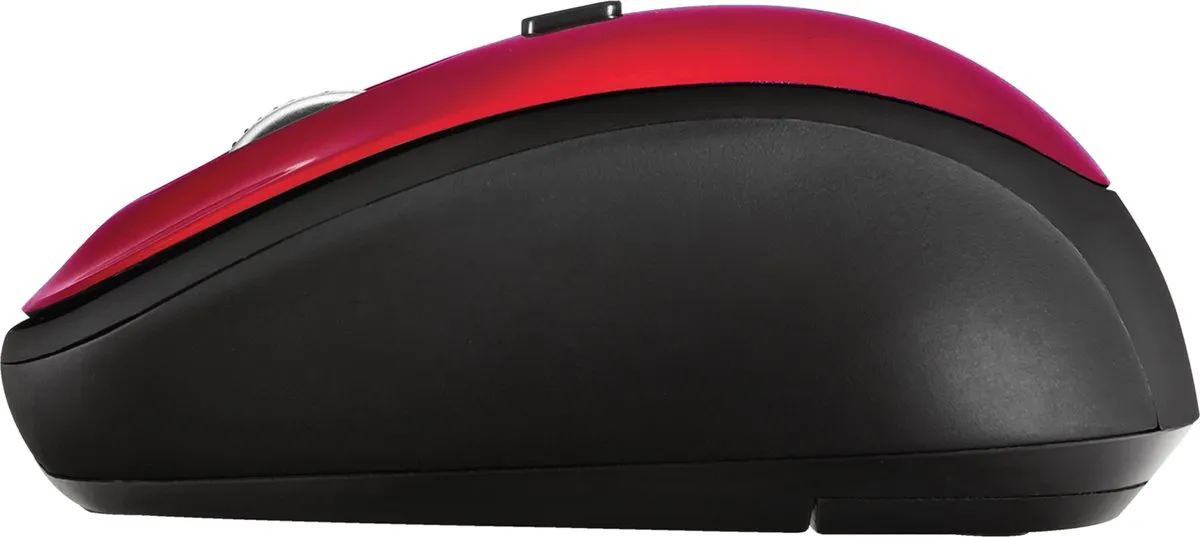 Trust Yvo 2-in-1 Reisset - Draadloze Muis & Sleeve Rood - 15.6 inch